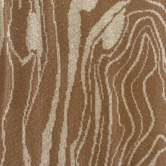 Revolve Paloma midi dress, brown & tan swirl - Picture 7 of 11